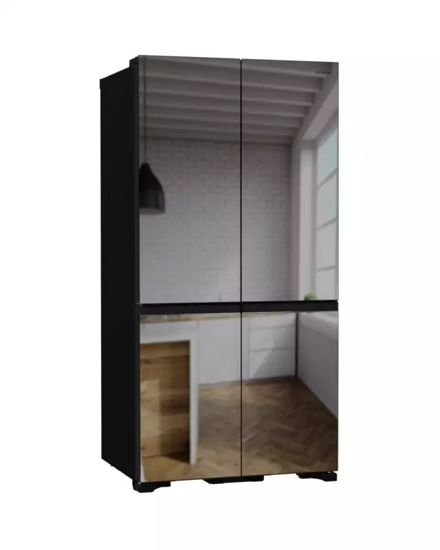 Glas Tür Kühlschrank Hitachi french Door R-WB640VRU0X-MIR